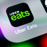 Uber Eatsのアプリ画面